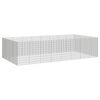 vidaXL Animal Enclosure Silver Galvanized iron 24-panel enclosure