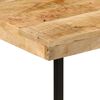 vidaXL Desk Natural Solid Mango Wood Large Desk Rectangular Rustic