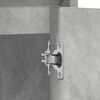 vidaXL Bathroom Cabinet Concrete Gray Engineered Wood 23.6x13.0x24.0 in