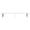 vidaXL Monitor Stand White 39.4x10.6x5.9" Engineered Wood