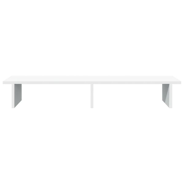 vidaXL Monitor Stand White 39.4x10.6x5.9" Engineered Wood