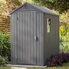 Keter Shed Grey Plastic Medium UV-resistant materials Garden Shed