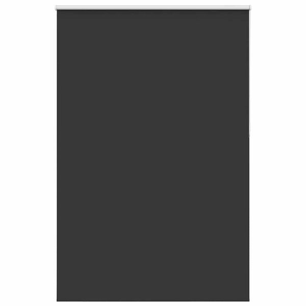 vidaXL Roller Blind Black 100% Polyester 63 x 90.6 in