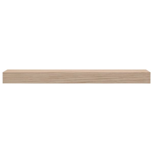 vidaXL Floating Shelf Set of 2 Oak Engineered wood with oak veneer