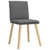 vidaXL Dining Chair Set of 4 Dark grey