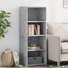 vidaXL Highboard Concrete Gray Engineered Wood Standard Storage
