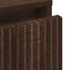 vidaXL Bedside Table Brown oak 63.5 x 36 x 61 cm Engineered wood