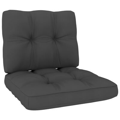vidaXL Pallet Sofa Cushions 2 pcs Anthracite