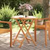 vidaXL Garden Table Brown Solid Acacia wood Compact Foldable