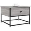 vidaXL Coffee Table Gray Sonoma Engineered Wood 20.1 x 20.1 x 15.7 in