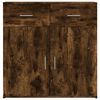 vidaXL Sideboard Smoked Oak Engineered Wood Sideboard Rectangular