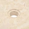 vidaXL Sink 15.7"x4.7" Marble Cream