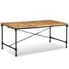 vidaXL Dining Table Solid Mango Wood 70.9"
