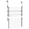vidaXL Drying Rack for Balcony 21.3"x9.8"x16.5" Aluminum