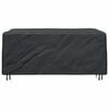 vidaXL Furniture Cover Plain Black 82.68 x 51.18 x 27.56 in 210D