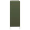 vidaXL Highboard Olive Green Cold-rolled Steel Highboard Rectangular