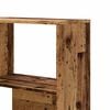 vidaXL Corner Bookcase 4-Tier Old Wood 33.5x33.5x55.1" Engineered Wood