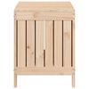 vidaXL Garden Storage Box Natural wood Solid pine wood (untreated) Medium