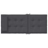 vidaXL Highback Chair Cushion Set of 6 Anthracite