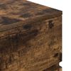 vidaXL Bedside Cabinet Set of 2 Smoked Oak Engineered Wood