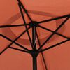 vidaXL Garden Parasol Terracotta and dark grey