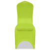 vidaXL Chair Cover Set of 6 Apple Green 90% Polyester, 10% Elastane