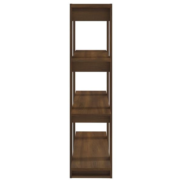 vidaXL Book Cabinet Brown Oak Engineered wood Medium Book Cabinet