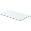 vidaXL Glass Panel Set of 2 Clear Tempered glass 23.6 x 11.8 in