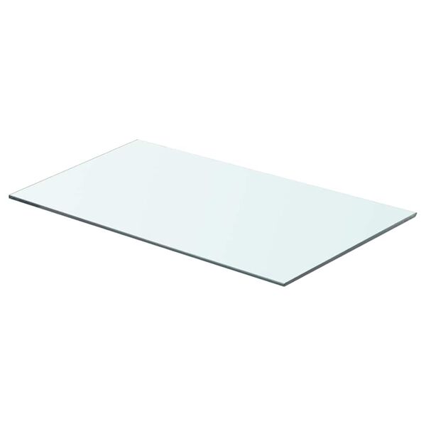 vidaXL Glass Panel Set of 2 Clear Tempered glass 23.6 x 11.8 in