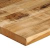 vidaXL Table Top Natural Wood Solid mango wood 35.4 x 31.5 x 1.5 in