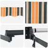 vidaXL Awning Green and yellow 177.17" x 118.11" Polyester and metal