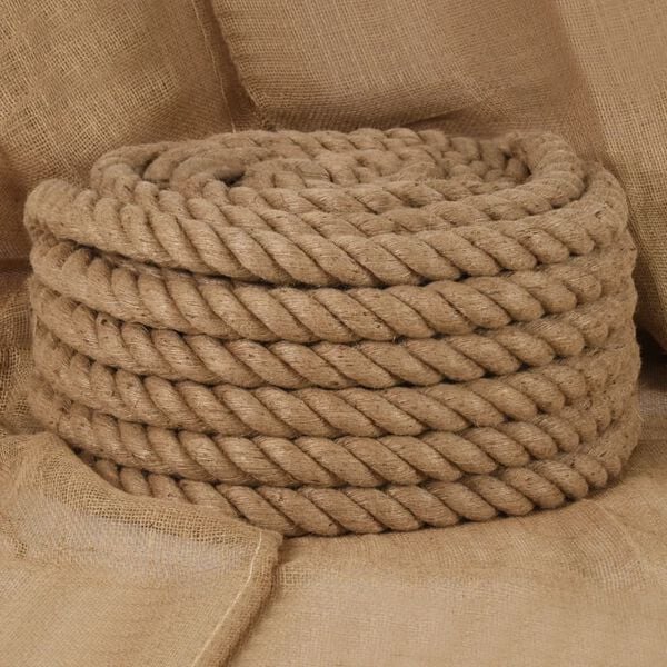 vidaXL Jute Rope 82.0 ' Long 1.42 " Thick