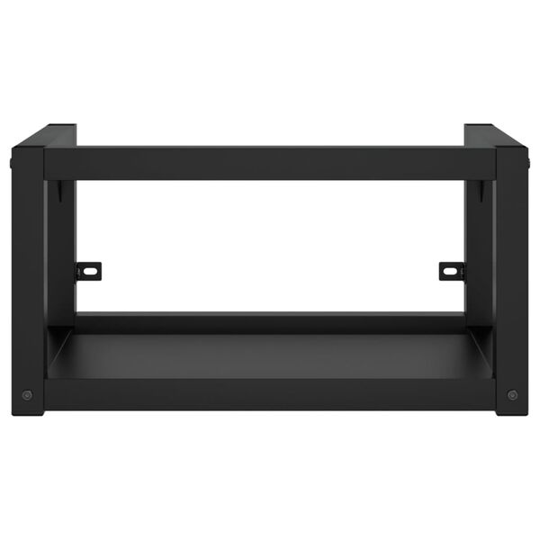 vidaXL Washbasin Frame With Basin Black frame, White basin