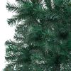 vidaXL Artificial Christmas Tree Green PVC 82.7 in Decorative Inlays