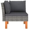 vidaXL Garden Lounge Set Grey