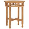 vidaXL Bistro Table Teak Solid Teak wood Small Durable Bistro Table