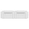 vidaXL Headboard Cushion White