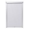 vidaXL Blackout Roller Blind White Polyester, Aluminum