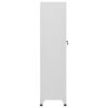 vidaXL Locker Grey Steel Large Locker Cabinet Rectangular Industrial
