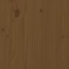 vidaXL Garden Planter Honey brown Solid pine wood Medium