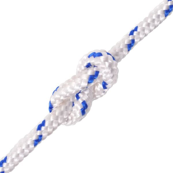 vidaXL Marine Rope Polypropylene 0.24" 3937" White