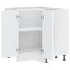 vidaXL Kitchen Corner Base Cabinet White Engineered wood Medium