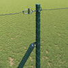 vidaXL Fence with Posts Gray 39.4" x 1968.5" PVC-coated steel