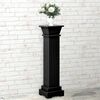 vidaXL Plant Stand Black MDF 26.0 in high, 6.7 in wide, 6.7 in deep