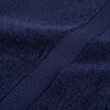 vidaXL Towel Set Navy Blue 100% ring-spun cotton