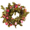 vidaXL Christmas Flower Garland Rose PE (Polyethylene), artificial silk