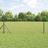 vidaXL Hexagon Fence Grey 5.25 x 328.08 ft PVC