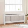 vidaXL Radiator Cover 2 pcs White 80.71 x 8.07 x 32.09 in