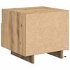 vidaXL Bedside Cabinet Artisan Oak 15.75 x 15.35 x 14.57 in