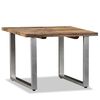 vidaXL Coffee Table Multicolour Solid Reclaimed Wood and Wrought Iron